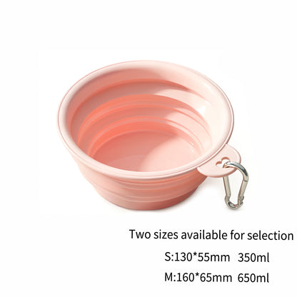 Macaron Collapsible Silicone Pet Bowl