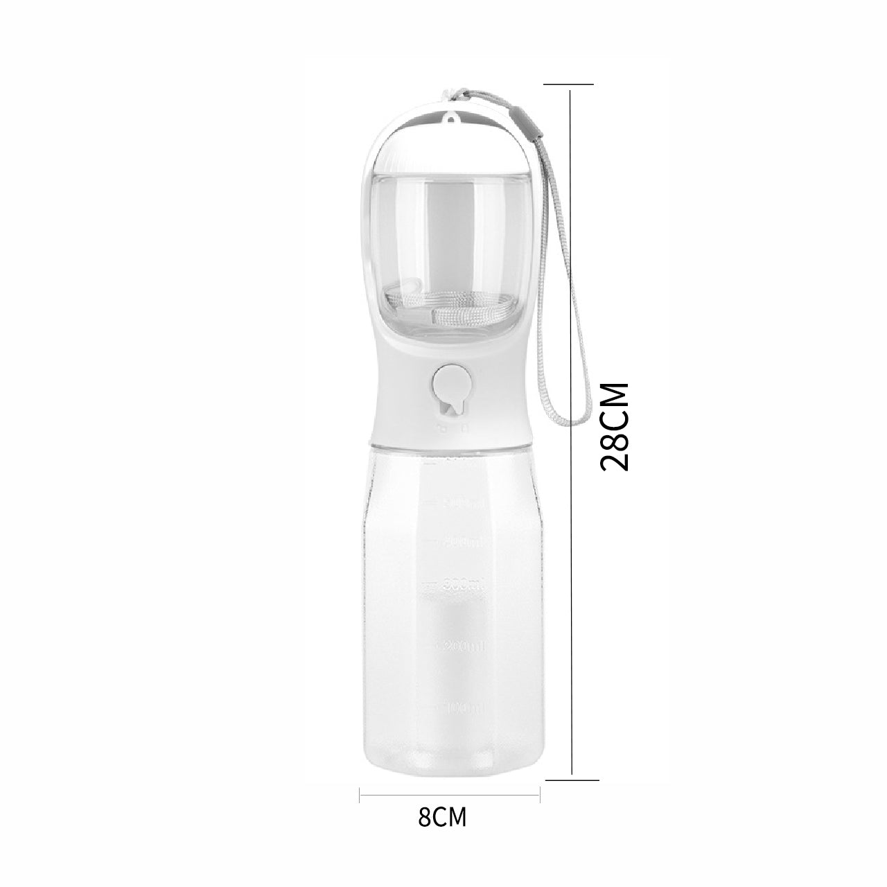 3-in-1 Pet Water Bottle & Feeder