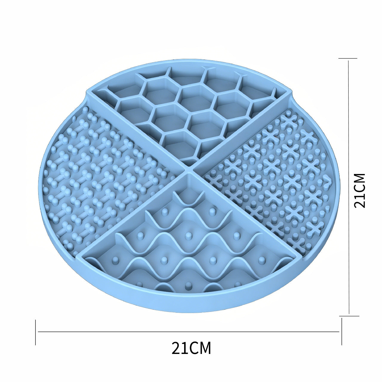 Round Pet Lick Mat Treat Dispenser