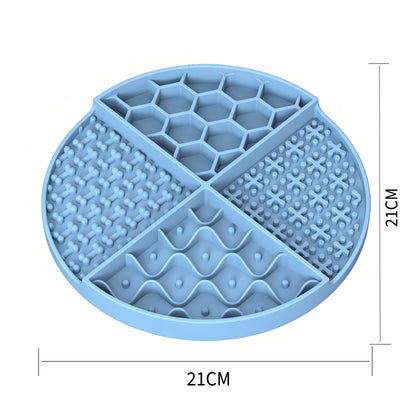 Round Pet Lick Mat Treat Dispenser