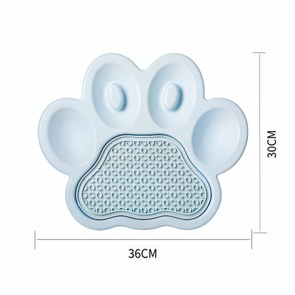 Paw-Shaped Slow Feeder & Lick Bowl