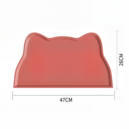 Silicone Pet Bowl Mat for Floor Protection