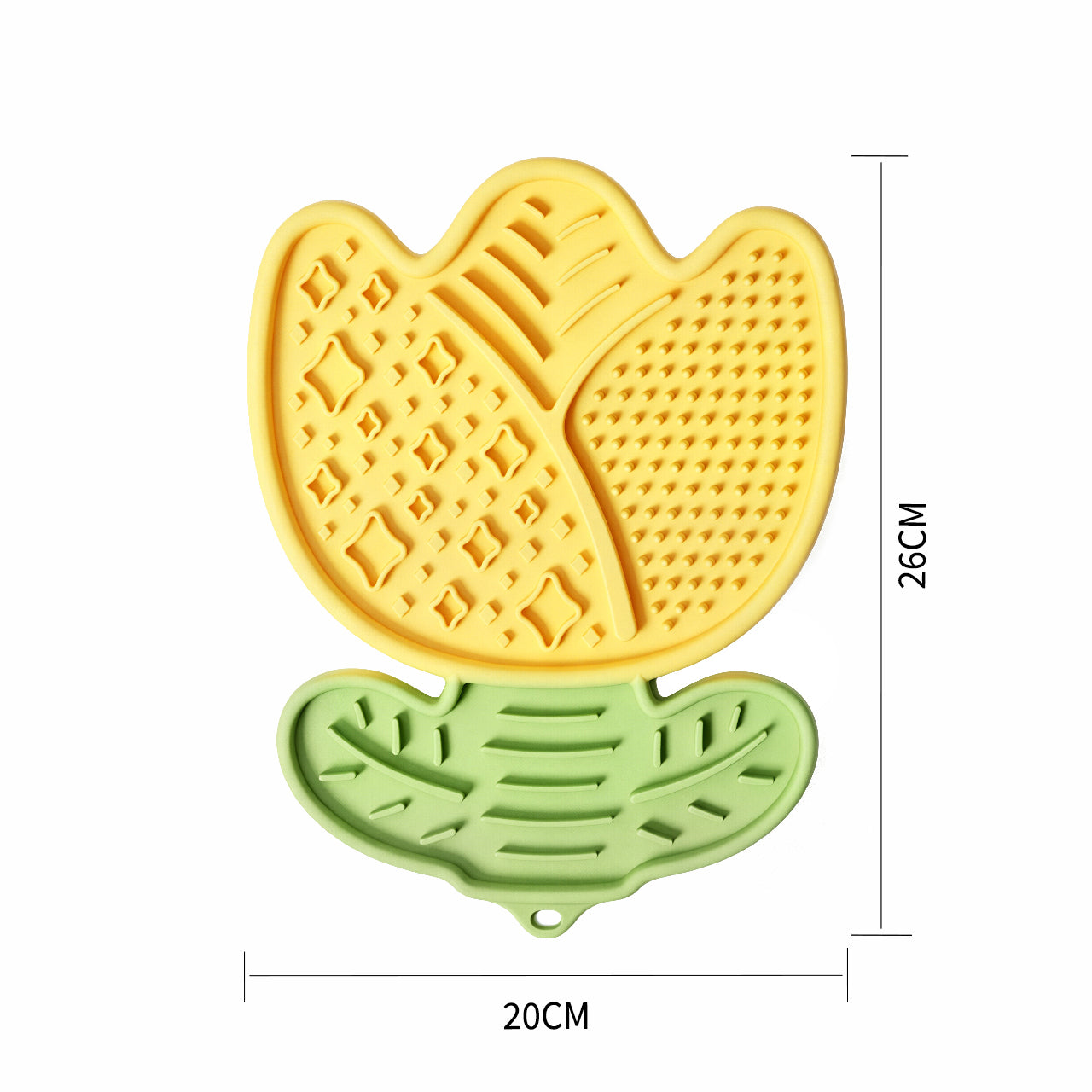 Calming Tulip Slow Feeder Lick Pad