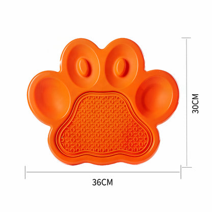 Paw-Shaped Slow Feeder & Lick Bowl