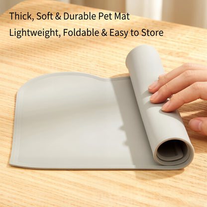 Silicone Pet Bowl Mat for Floor Protection
