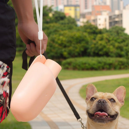 Pet Water Dispenser with Leash Attachment
