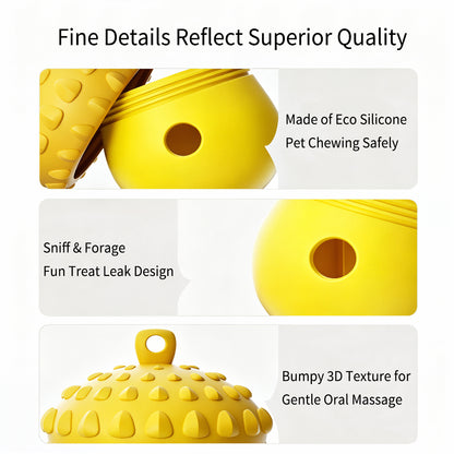 Acorn-Shaped IQ Treat Snuffle Ball