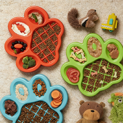 Paw-Shaped Slow Feeder & Lick Bowl