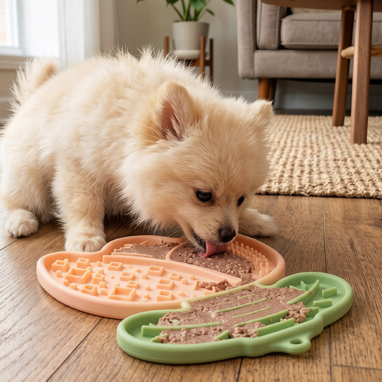 Calming Tulip Slow Feeder Lick Pad