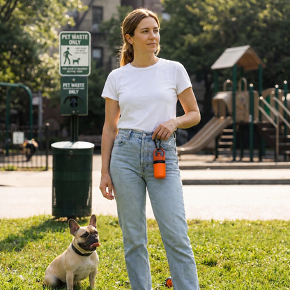 Portable 6-Claw Dog Pooper Scooper with Waste Bags