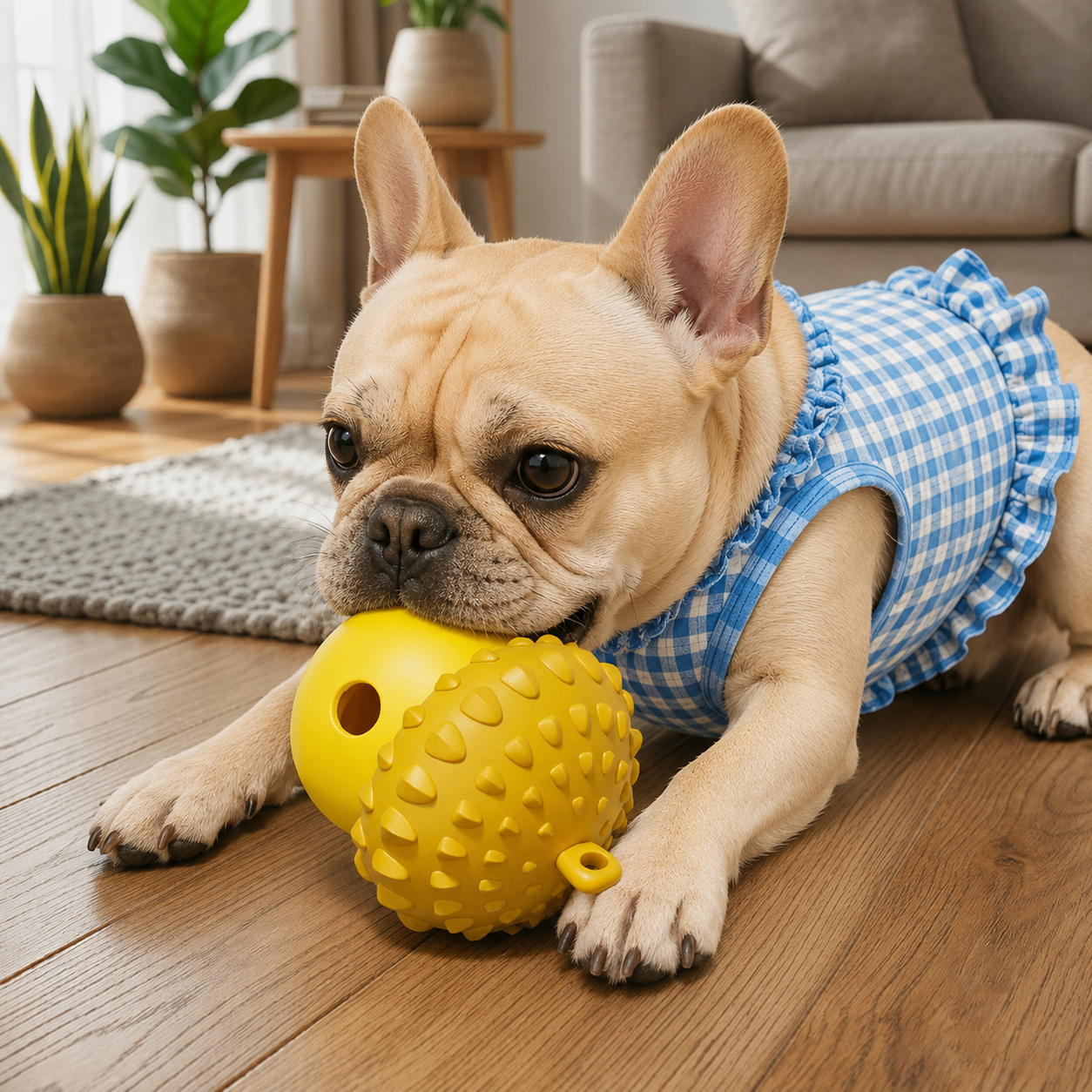 Acorn-Shaped IQ Treat Snuffle Ball