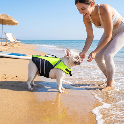 Lime Dog Life Jacket