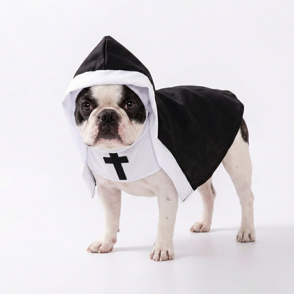 Halloween Nun Dog Costume