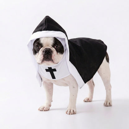 Halloween Nun Dog Costume