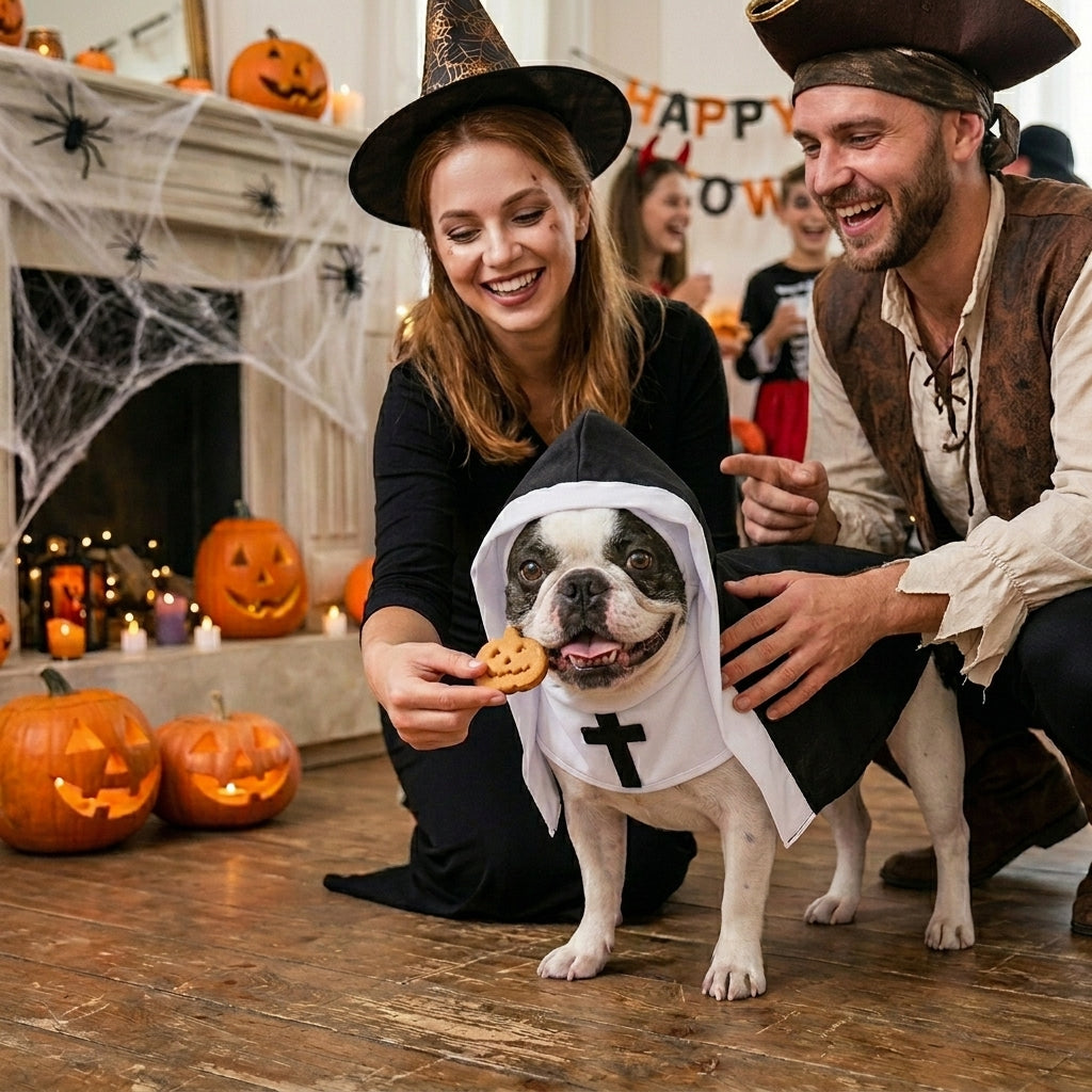 Halloween Nun Dog Costume