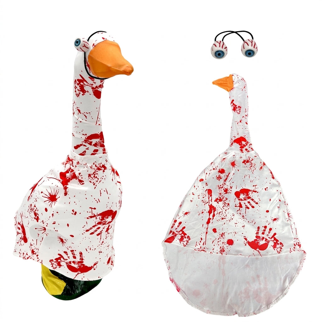 Halloween Bloody Horror Porch Goose Outfit