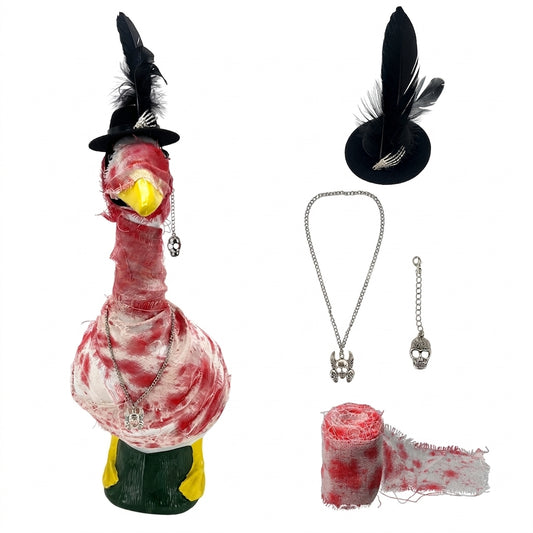 Halloween Bloody Horror Porch Goose Outfit