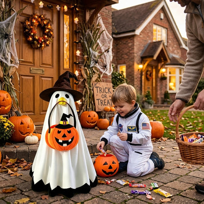 Cute Spooky Halloween Ghost Goose Costume