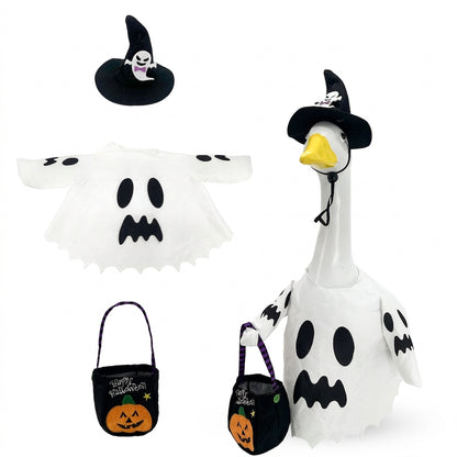 Halloween Glow in the Dark Pumpkin Porch Goose Outfit