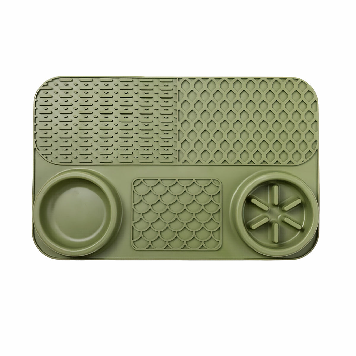 5-in-1 Dog Slow Feeder Licking Mat