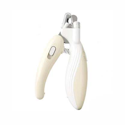 LED Pet Nail Clippers with Anti-Splash Shield