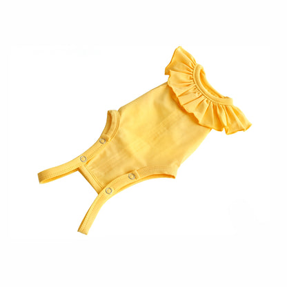 Ruffled Soft Pet Recovery Tank Top