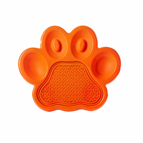 Paw-Shaped Slow Feeder & Lick Bowl