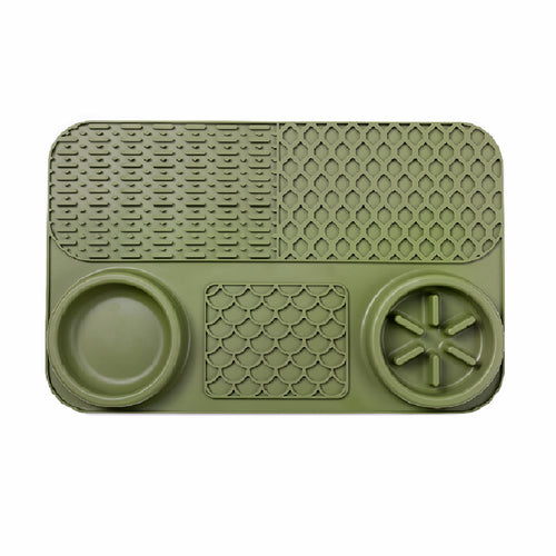 5-in-1 Dog Slow Feeder Licking Mat