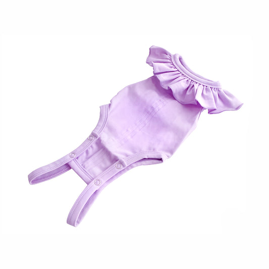 Ruffled Soft Pet Recovery Tank Top