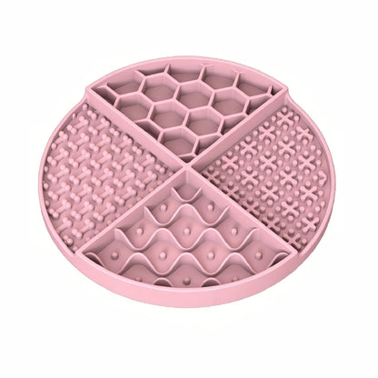 Round Pet Lick Mat Treat Dispenser