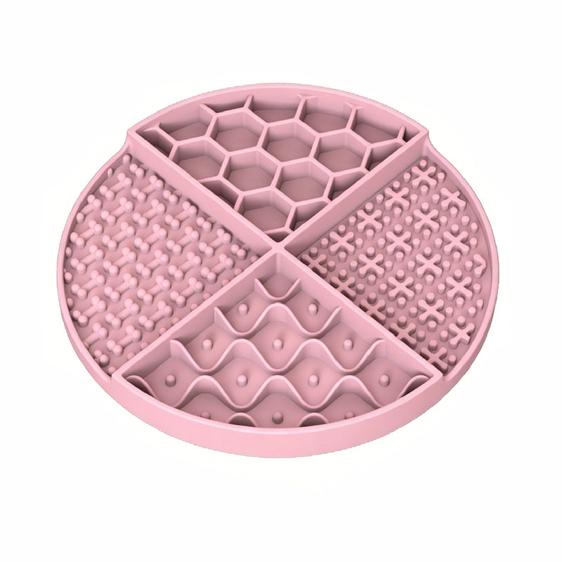 Round Pet Lick Mat Treat Dispenser
