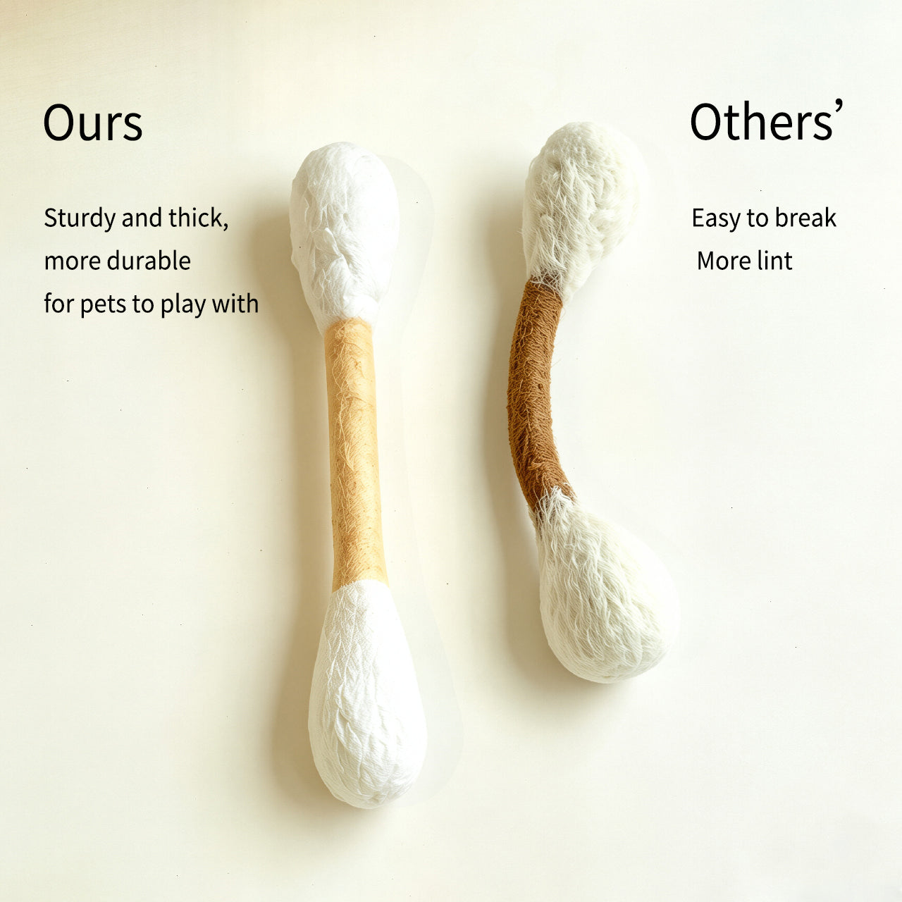 Cotton-Swab Shaped Pet Teaser Wand