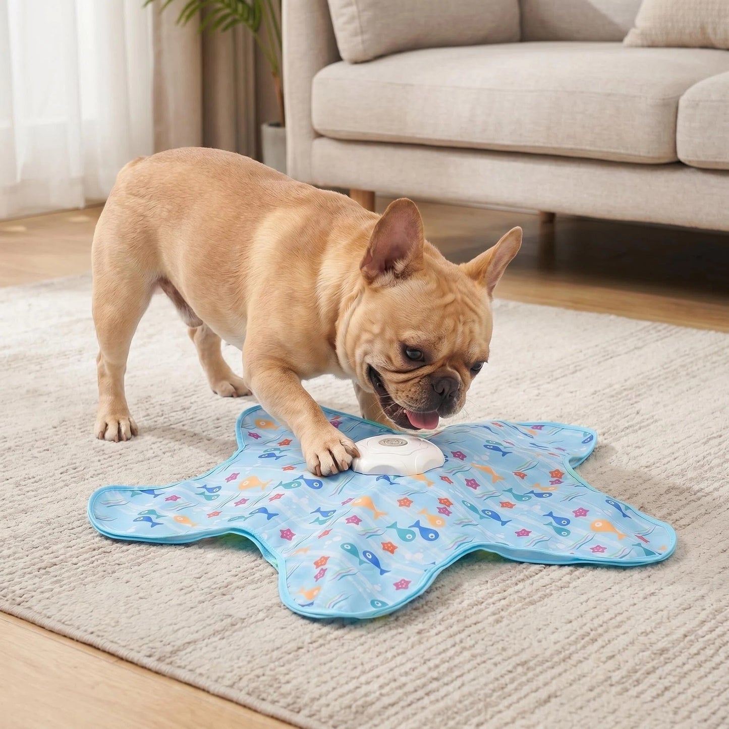 Auto Recharge Star Feather Pet Toy