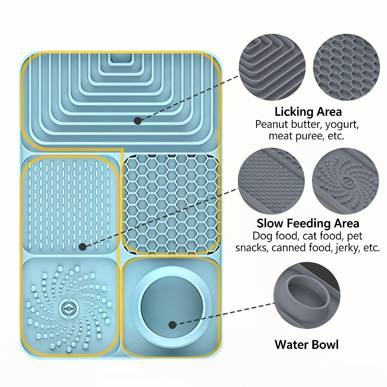 Silicone Pet Slow Feeder Lick Pad