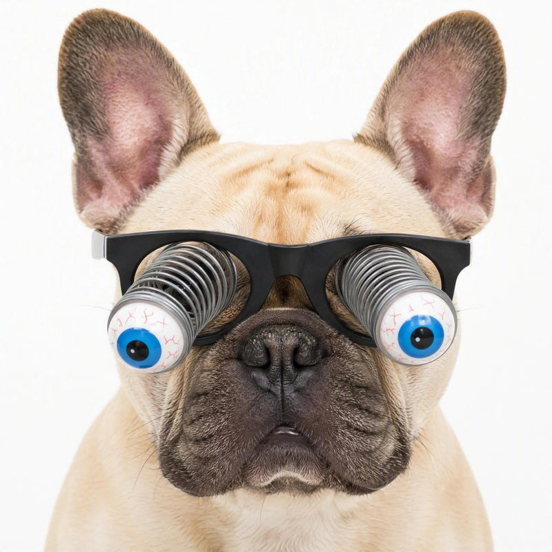 Halloween Dropping Spring Eyeball Glasses